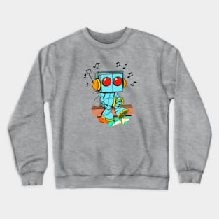 Robot Beats Crewneck Sweatshirt